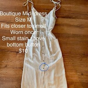 Boutique midi dress